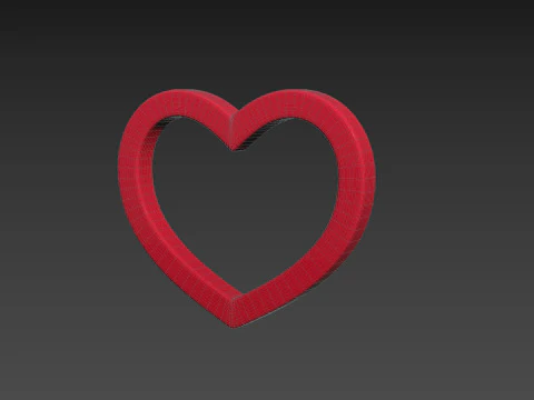 Symbol011 Heart 3D Model
