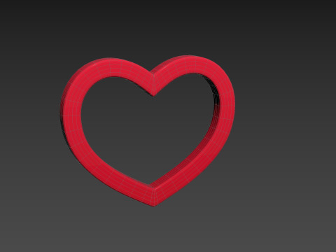 Symbol011 Heart 3D Модель