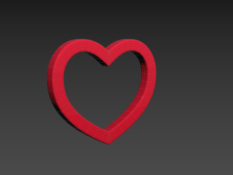 Symbol011 Heart 3D Модель