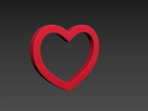 Symbol011 Heart 3D Model