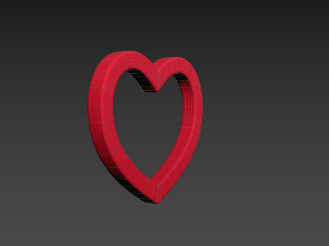 Symbol011 Heart 3D Модель