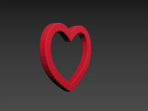 Symbol011 Heart 3D Model