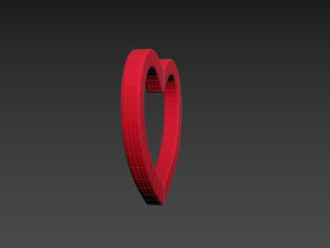 Symbol011 Heart 3D Модель