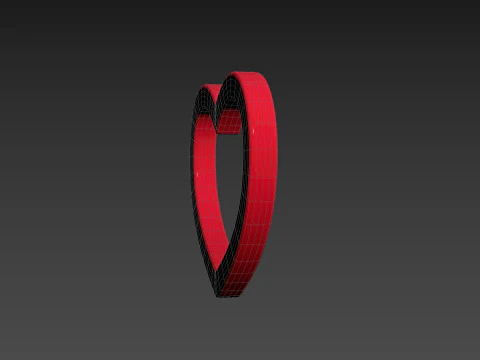 Symbol011 Heart 3D Model