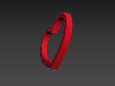 Symbol011 Heart 3D Модель