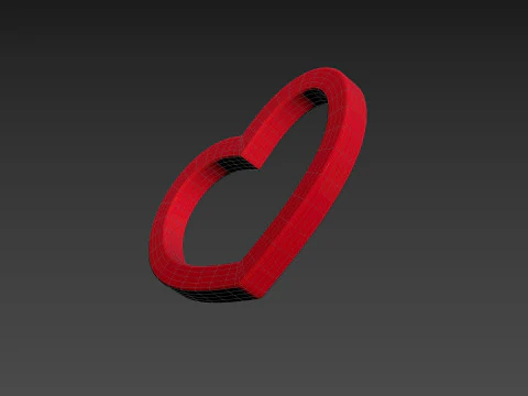 Symbol011 Heart 3D Model