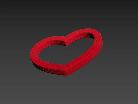 Symbol011 Heart 3D Model