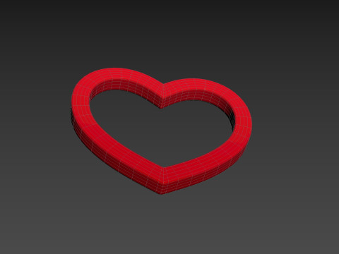 Symbol011 Heart 3D Модель