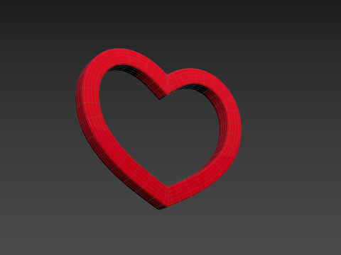 Symbol011 Heart 3D Модель