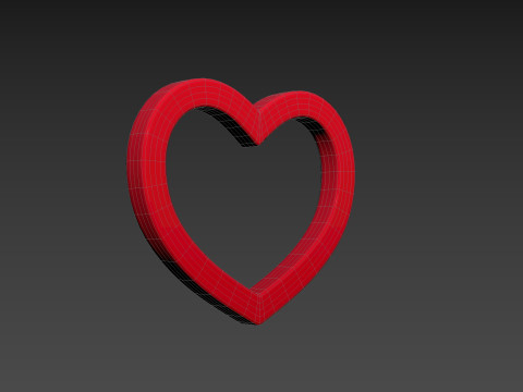 Symbol011 Heart 3D Модель