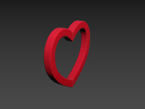 Symbol011 Heart 3D Модель