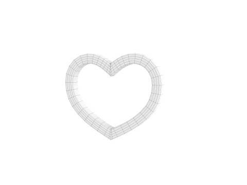 Symbol011 Heart 3D Модель