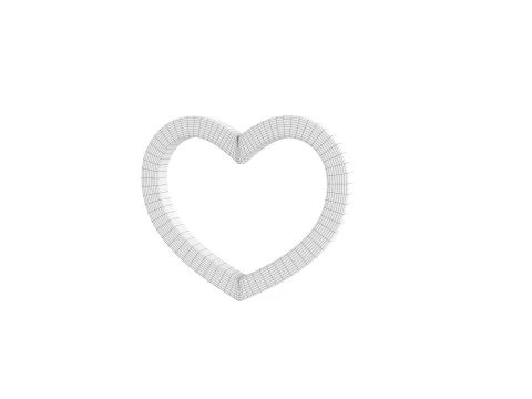 Symbol011 Heart 3D Model