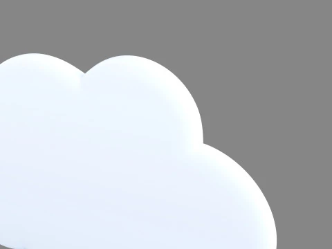Symbol012 Think Bubble 3D Model
