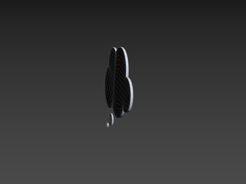 Symbol012 Think Bubble Modelo 3D