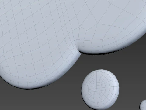 Symbol012 Think Bubble 3D Model