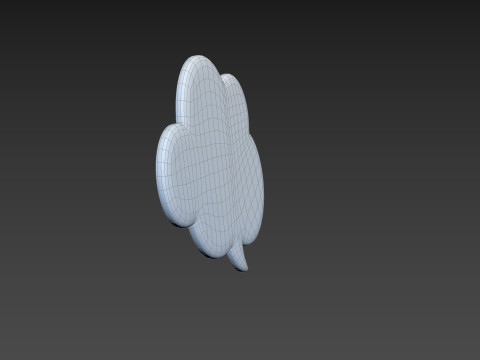 Symbol014 Speech Bubble 3D Модель