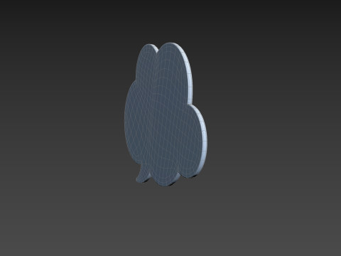 Symbol014 Speech Bubble 3D Модель