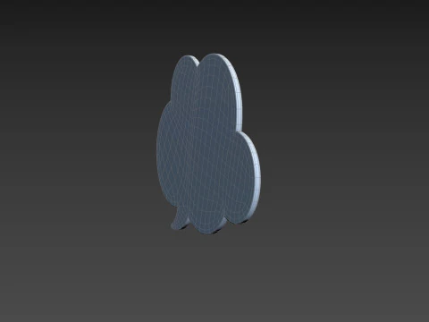 Symbol014 Speech Bubble 3D Model