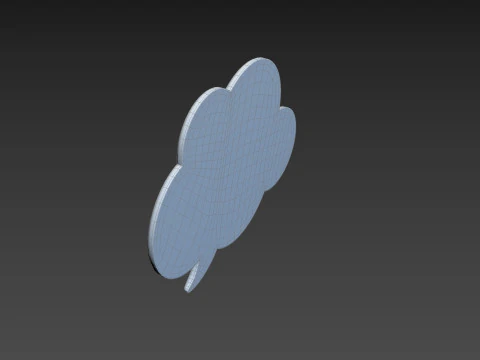 Symbol014 Speech Bubble 3D Model