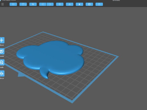 Symbol014 Speech Bubble 3D Модель