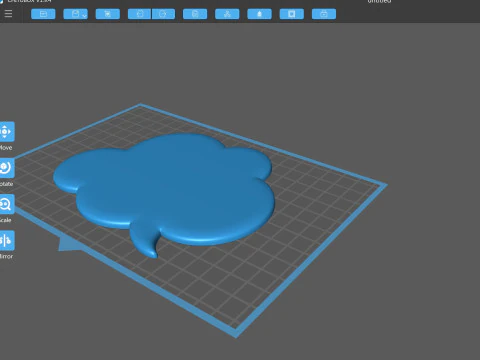 Symbol014 Speech Bubble 3D Model