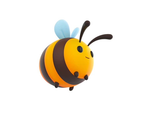 Character202 Bee 3D Model