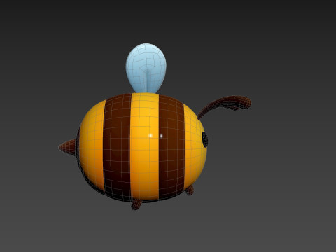 Character202 Bee 3D 모델