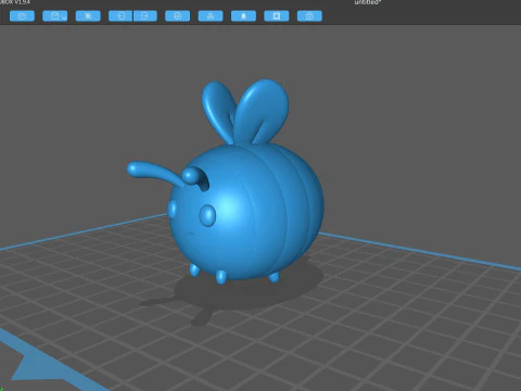 Character202 Bee 3D Model