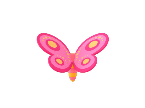 Character203 Butterfly 3D Model
