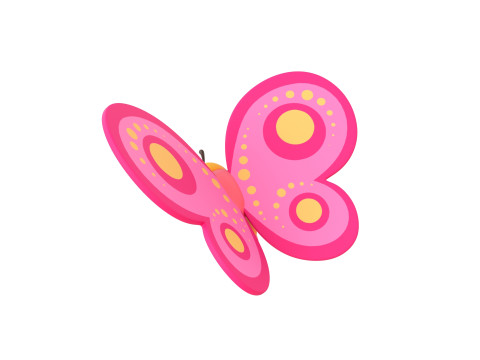 Character203 Butterfly Modelo 3D
