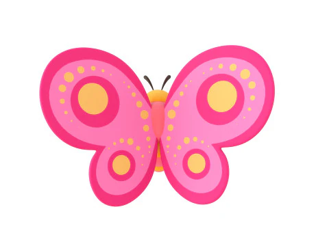 Character203 Butterfly 3D Model