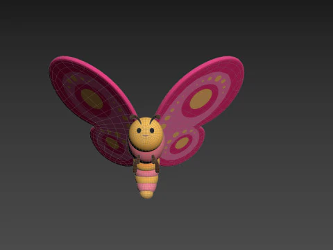 Character203 Butterfly 3D Model