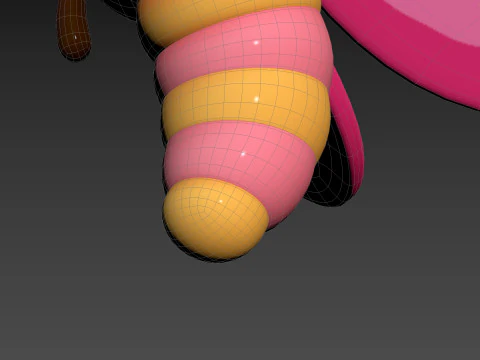 Character203 Butterfly 3D Model