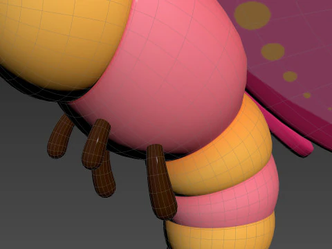 Character203 Butterfly 3D Model