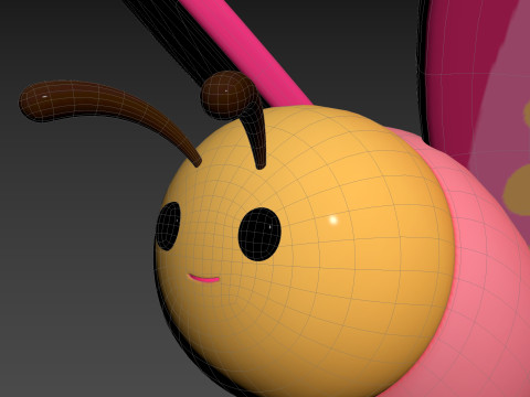 Character203 Butterfly Modelo 3D