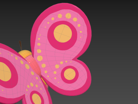 Character203 Butterfly Modelo 3D