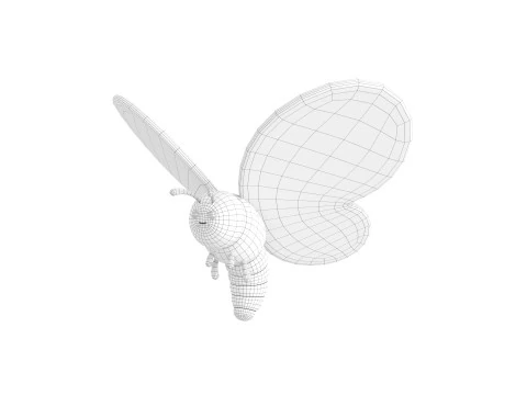 Character203 Butterfly 3D Model