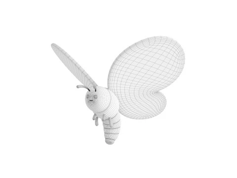 Character203 Butterfly 3D Model