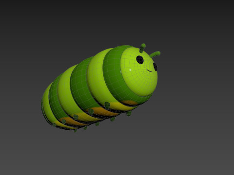 Character204 Caterpillar Modelo 3D