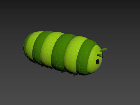 Character204 Caterpillar Modelo 3D