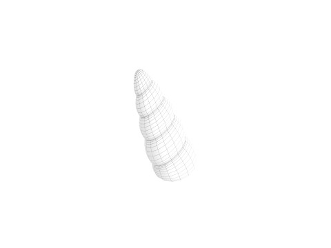 Prop207 Rainbow Unicorn Horn 3D मॉडल