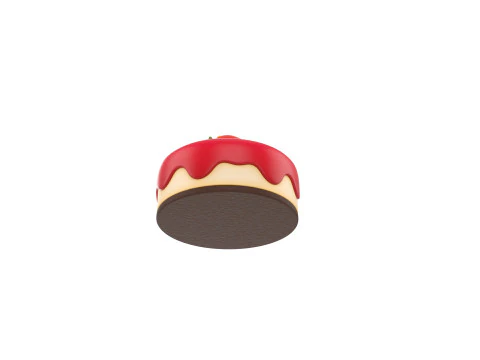 Prop209 Strawberry Cheesecake 3D Model