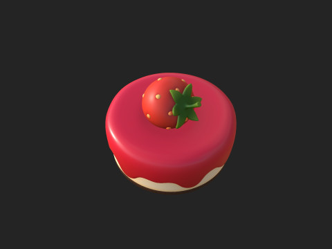 Prop209 Strawberry Cheesecake Modelo 3D