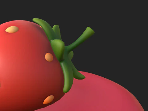 Prop209 Strawberry Cheesecake 3D Model