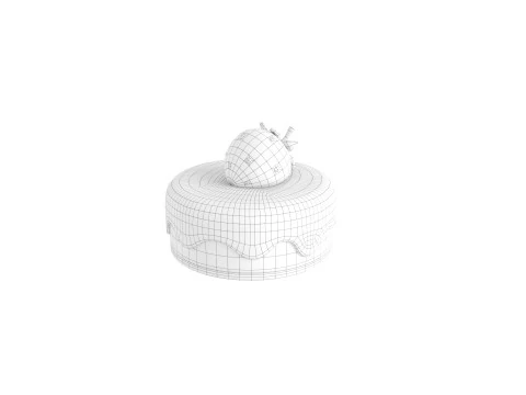 Prop209 Strawberry Cheesecake 3D Model
