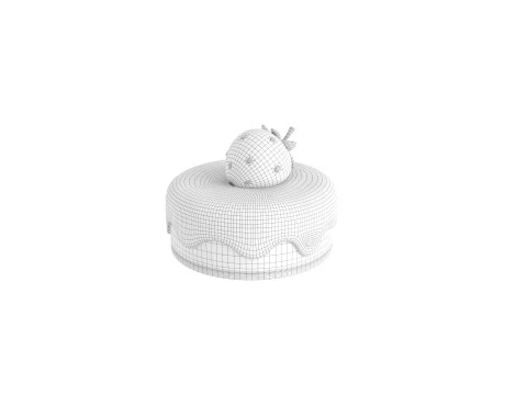Prop209 Strawberry Cheesecake 3D Model