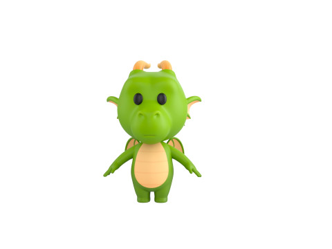 Character205 Dragon Modello 3D