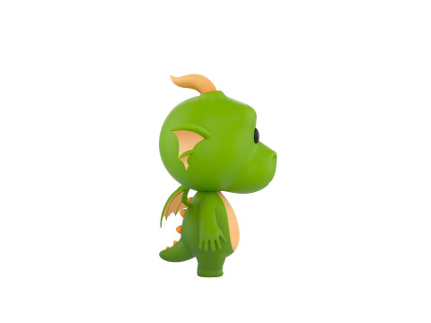 Character205 Dragon Modello 3D
