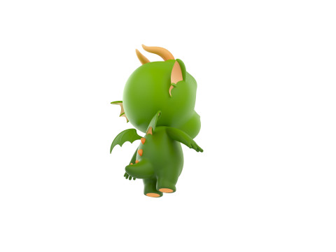 Character205 Dragon Modello 3D